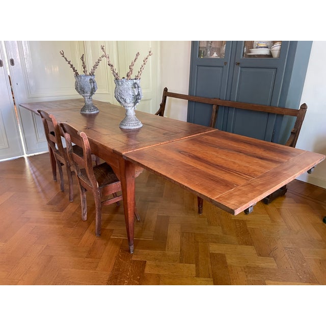 French Extendable Farmhouse Dining Table For Sale - Image 3 of 18
