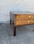 Mid 20th Century Mid-Century Burl Wood Nightstand by Century Furniture With Brass Pulls For Sale - Image 5 of 12