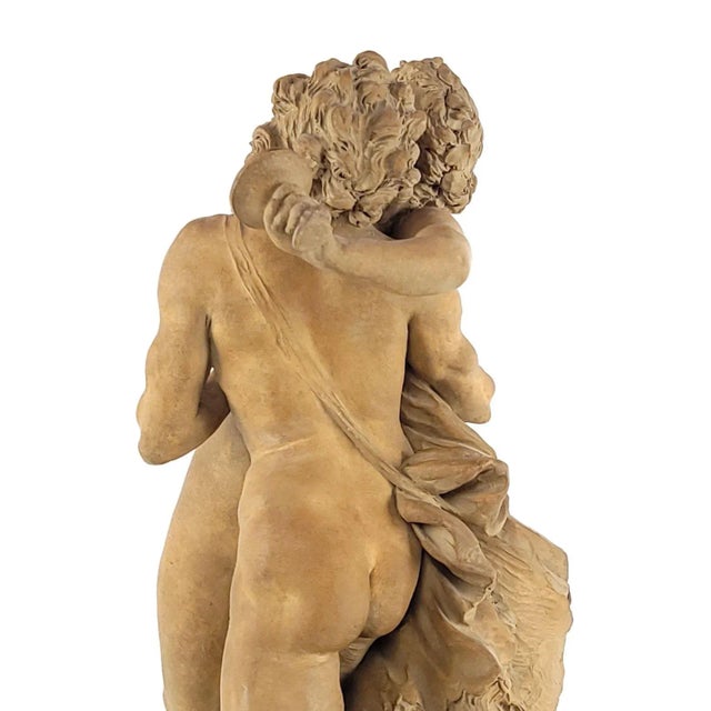 Large Statue of Satyr With Two Nymphs, After Clodion For Sale In San Francisco - Image 6 of 12