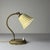 Beige Small Vintage Metal Tulip Table Lamp, Italy, 1950s For Sale - Image 8 of 17
