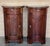Late 19th Century 1890 Biedermeier Style Drum Tables with Drawer and Door, A Pair For Sale - Image 5 of 18