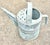 1940s Vintage Painted Striped Farmhouse Galvanized Garden Watering Can For Sale In Dallas - Image 6 of 10