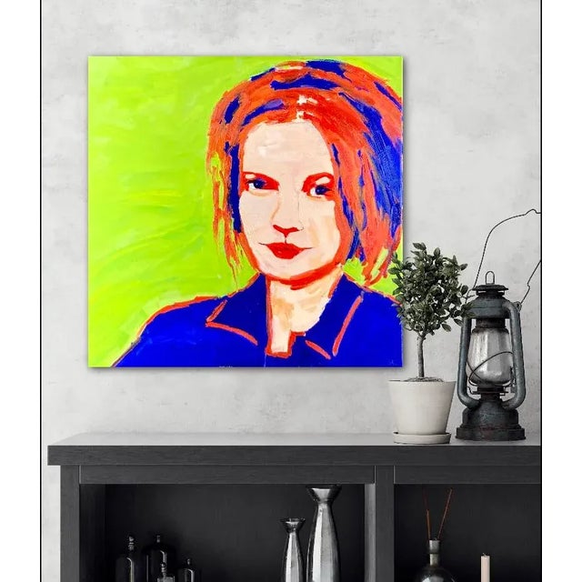 Modern Narratives Collection — Pop Art Portrait (Original Oil on Canvas) For Sale In Reno/Lake Tahoe - Image 6 of 12
