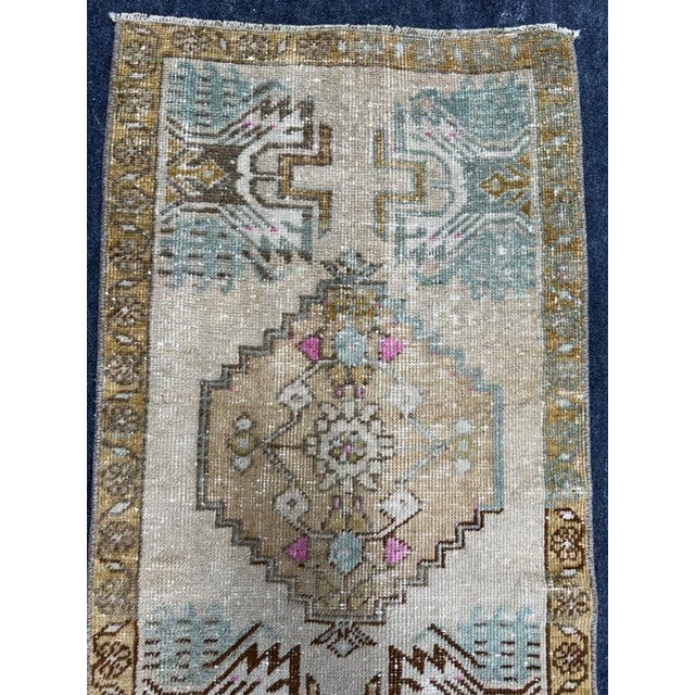 Turkish Yastik Rug 1'6" x 2'8" For Sale - Image 4 of 5