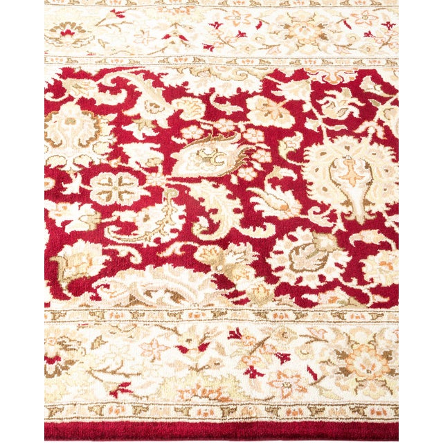 Solo Rugs Mogul, One-of-a-Kind Hand-Knotted Runner Rug - Red, 2' 6" x 11' 0" For Sale - Image 4 of 8