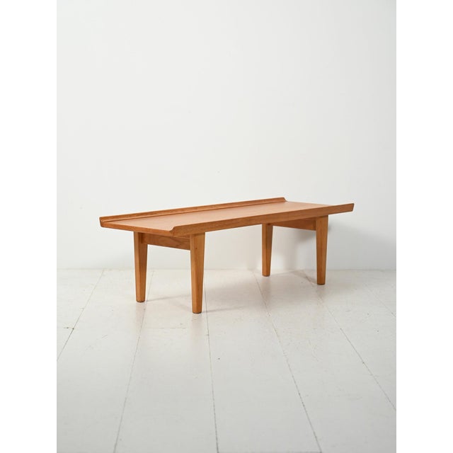 Oak Novett Bench by Erik Wørts, 1960s For Sale - Image 3 of 12