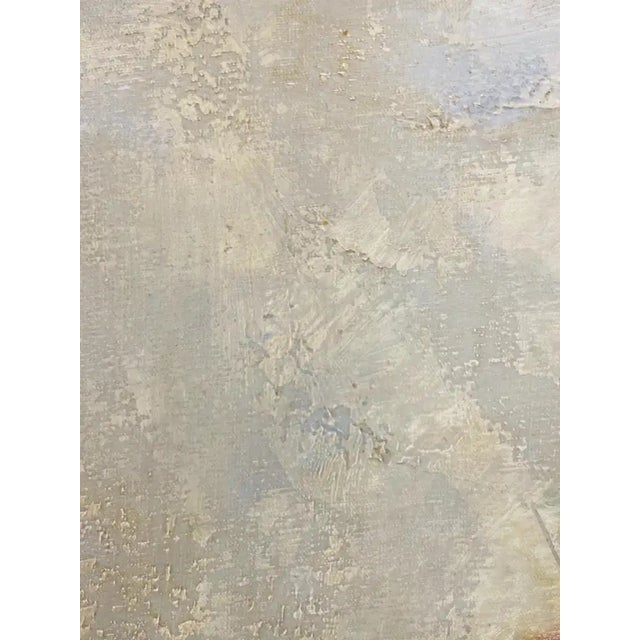 Large Still Life Oil on Canvas Painting of Flowers and Lavender Framed, Signed 1990s For Sale - Image 9 of 12