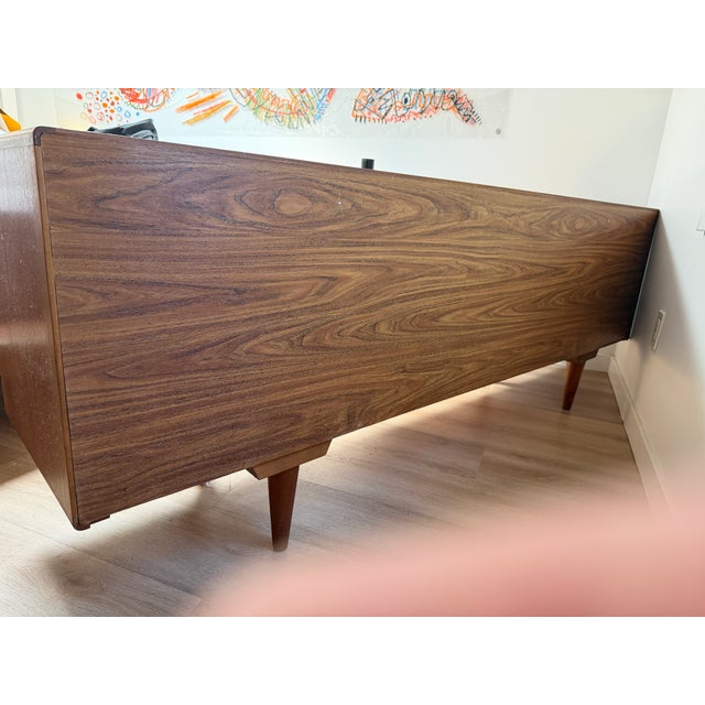 h.p. Hansen Teak Sideboard, Scandinavian Modern, Denmark, 1962. Located Near Sf, Ca For Sale - Image 9 of 9