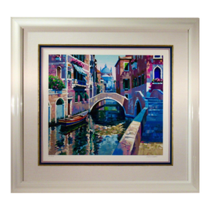 Howard Behrens Reflections Of Venice 1996 Original Print