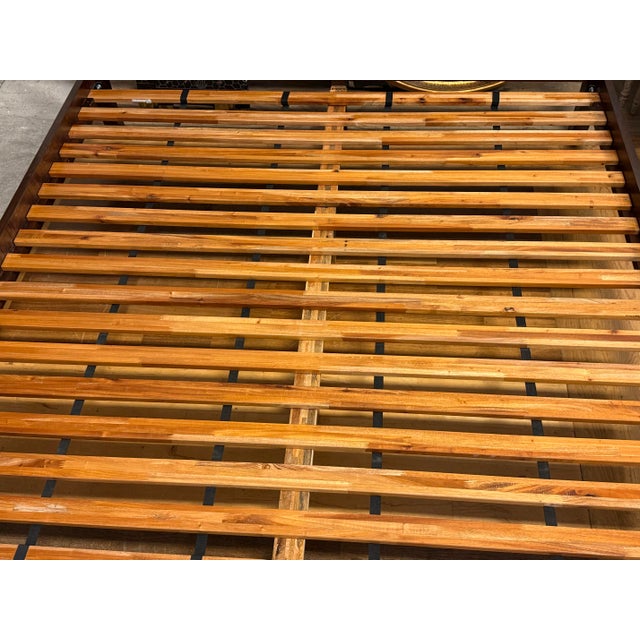 Crate & Barrel Eastern King Platform Bed Frame For Sale In San Francisco - Image 6 of 12