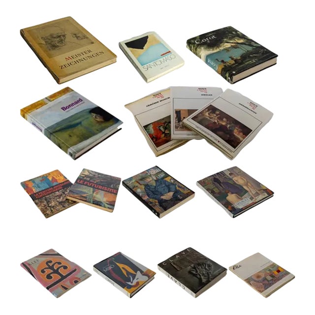 Vintage Art Book Collection Set of 15 Pieces For Sale
