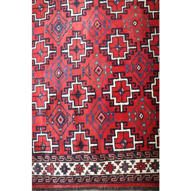 Turkish Turkeman Antique Runner - 3'7" x 10'7" For Sale - Image 3 of 8