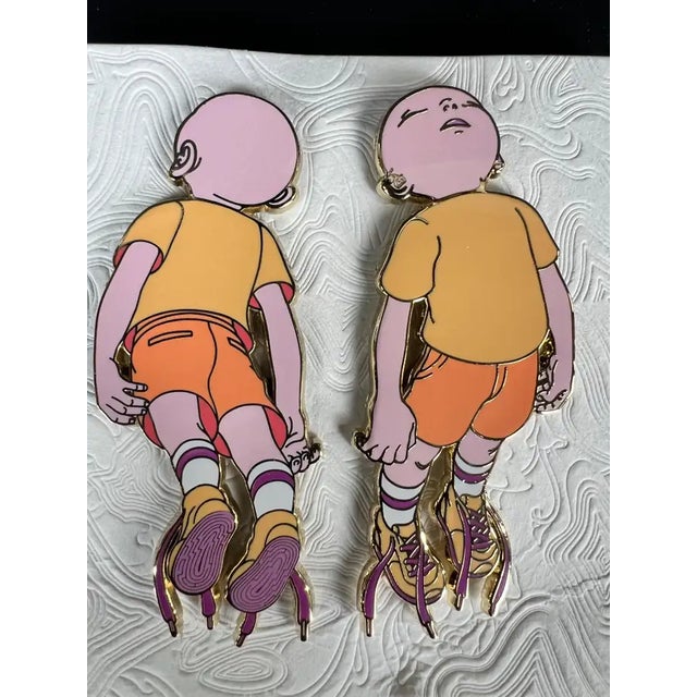 Modern James Jean Descendants Arroyo Enamel Pin 500 Limited Edition For Sale - Image 3 of 9