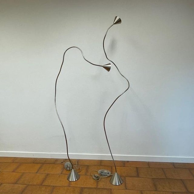 Papiro Floor Lamp by Sergio Calatroni for Pallucco, 1989 For Sale - Image 10 of 10