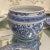 1970s Blue and White Greek Key Chinoiserie Bowl For Sale - Image 4 of 8