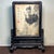 Rosewood Framed Marble Table Screen, Natural Stone Landscape For Sale - Image 9 of 9