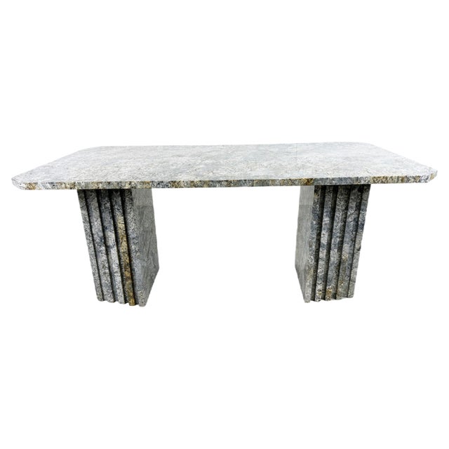 Vintage Granite Dining Table, 1970s For Sale