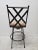 Metal 1990s Ethan Allen Biscayne Swivel Counter Bar Stool For Sale - Image 7 of 12