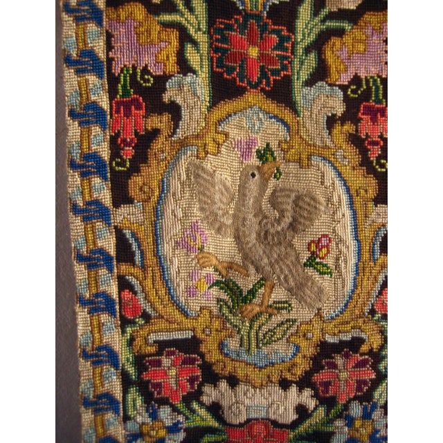 Early 19th Century Pair of French Needle Point Tapestry Borders With Birds For Sale - Image 6 of 10