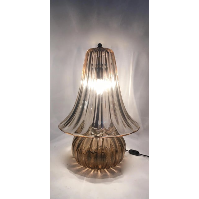 Mid-Century Table Lamp from venini For Sale - Image 4 of 6