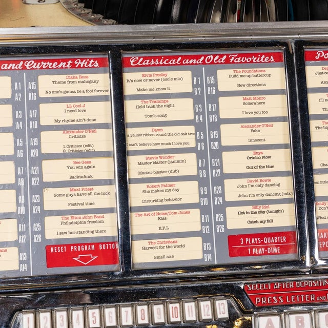 Vintage American Wurlitzer 1800 Jukebox, 1955 For Sale - Image 13 of 18