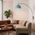 Crafted from premium black nickel steel, the Half Dome Wall Mounted Arc Lamp is a modern lighting solution designed by...