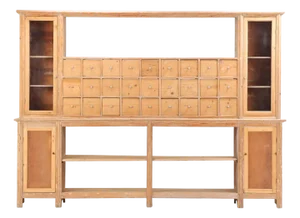 An Italian Pine Apothecary / Pharmacy / Store Cabinet, C. 1890.