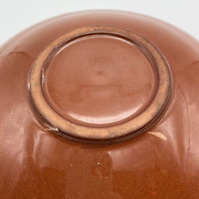 Aparicio Ceramics (Ceràmiques Aparicio) Catalonian Swirl Glaze Bowl, Spain For Sale - Image 9 of 12