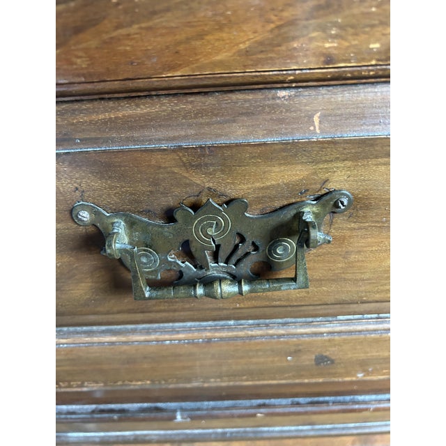 English Victorian Mahogany Secretaire Bookcase, 1880s For Sale - Image 5 of 15