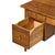 Wood Broyhill Brasilia Mid Century Walnut and Brass Desk For Sale - Image 7 of 11