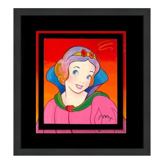 Peter Max, Disney: Snow White, Hand Signed Serigraph, Edition of 500, Custom Framed, 1994 For Sale