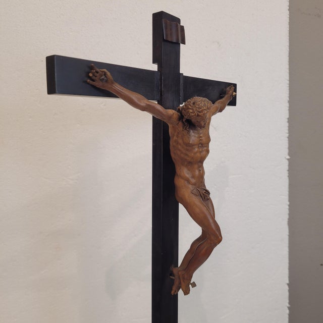 Christ Crucified Following Guglielmo Della Porta, 1800s, Wood For Sale - Image 9 of 18