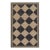 Erin Gates by Momeni Orchard Court Checker Black Hand Woven Wool and Jute Area Rug 9' X 12' For Sale