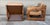 Lou Hodges Style California Rustic Industrial Sling Lounge Chairs Ottoman a Pair For Sale In San Francisco - Image 6 of 12