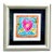 Alejandro López Álvarez “Corazón Alado” Signed Hand-Finished Collagraph, Framed For Sale