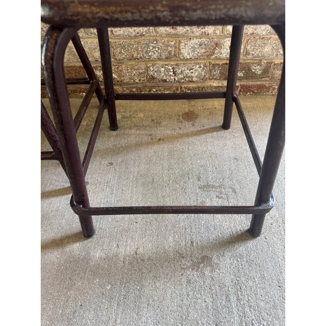 Pair of Vintage Industrial Stools For Sale - Image 11 of 17