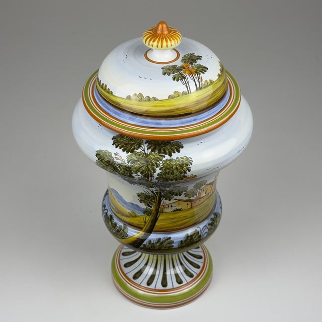 Vintage Vase with Lid by Lorenzo Di Stefano, Italy, 1990s For Sale - Image 14 of 18