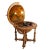 Italian Cocktail Bar Cart on Decorated World Map, 1950s For Sale - Image 3 of 12
