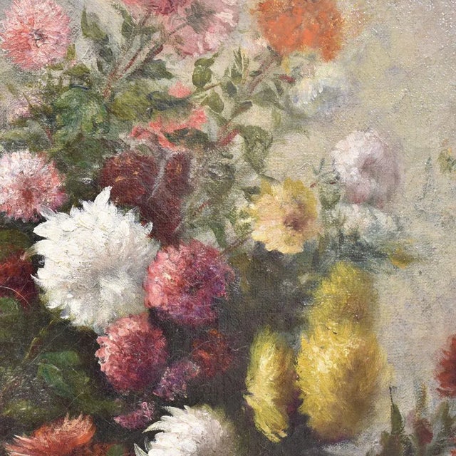 Antique Painting, Oil on Canvas, 19th Century For Sale - Image 6 of 8