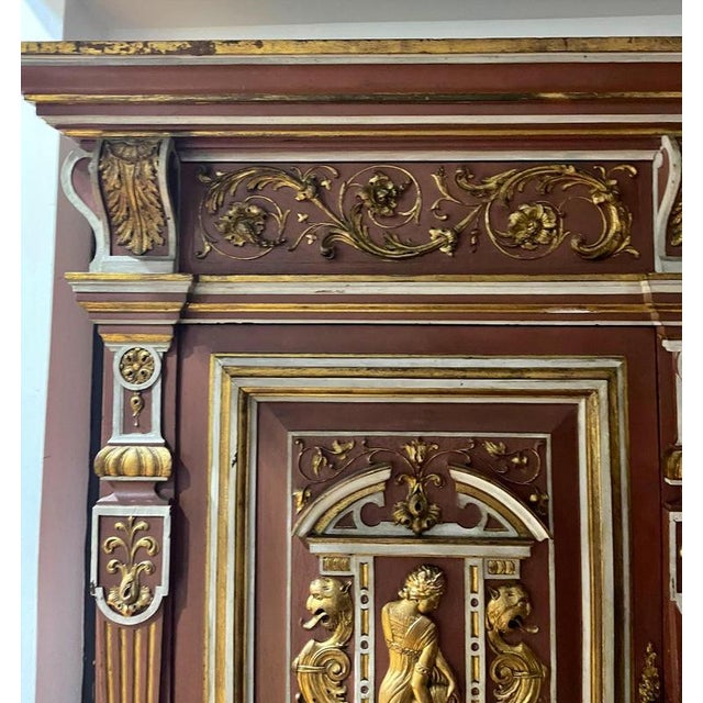 Wood Empire Style Cabinet, France, 19th Century For Sale - Image 7 of 8