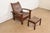 Mission Gustav Stickley Mission Oak Arts & Crafts Bow Arm Reclining Morris Lounge Chair With Ottoman by Warren Hile Studio, Newly Refinished For Sale - Image 3 of 12