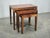 A refined set of three nesting tables designed by Severin Hansen and produced by Haslev Møbelsnedkeri in Denmark during...