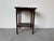 1960’s Vintage Chinese-Style Carved Mahogany Side Table With Pierced Gallery Top For Sale - Image 11 of 12