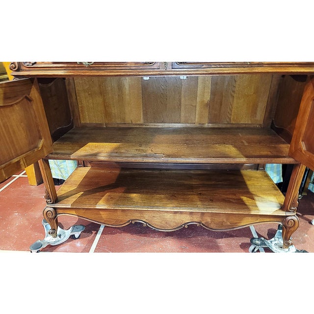 French Country Louis XV Style Sideboard Server For Sale - Image 10 of 18