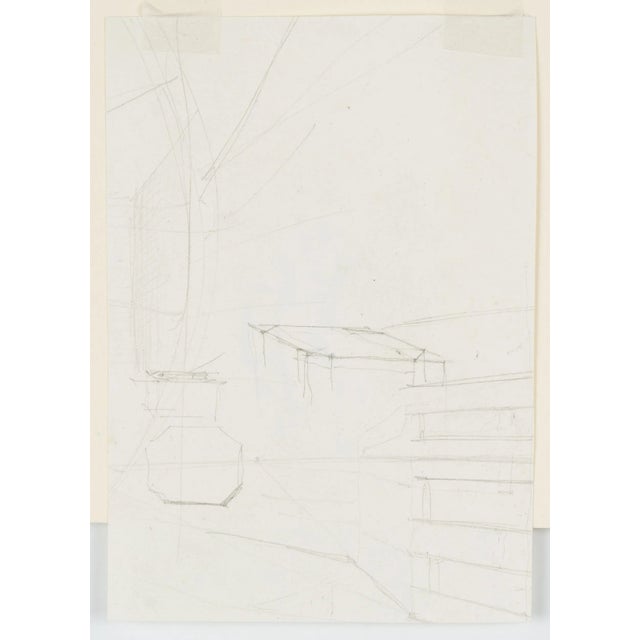 M. Neher, Man and Woman in the Conversation, 1830, Pencil For Sale - Image 4 of 5