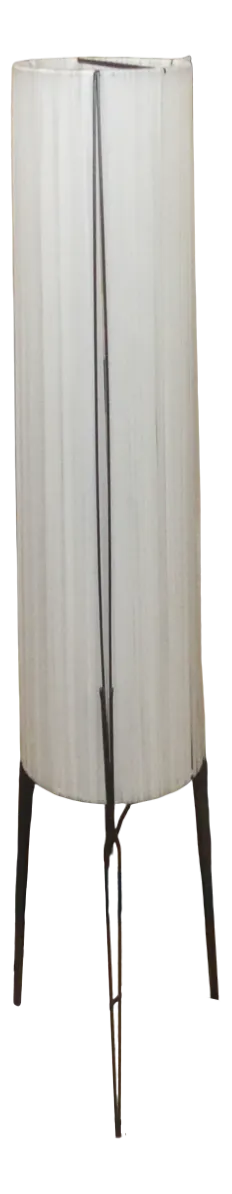 Tripod Rocket Floor Lamp in Black Metal from Hesse, 1960s