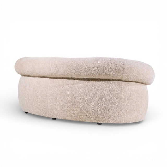 Textile Preview Post Modern Kidney Shape Sofa For Sale - Image 7 of 10