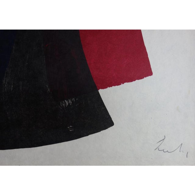 Berto LARDERA, Moon Crystals, Original Signed Lithograph For Sale - Image 4 of 5