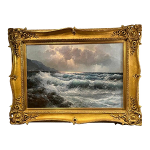 20th Century Sea Scape (1911-1995) by Alexander Dzigurski