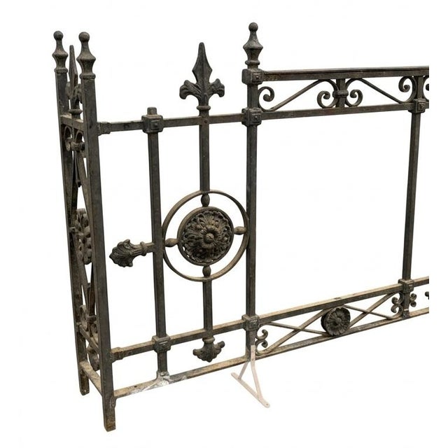 This French architectural balcony railing beautifully showcases a hybrid of Neoclassical and Régence design movements,...